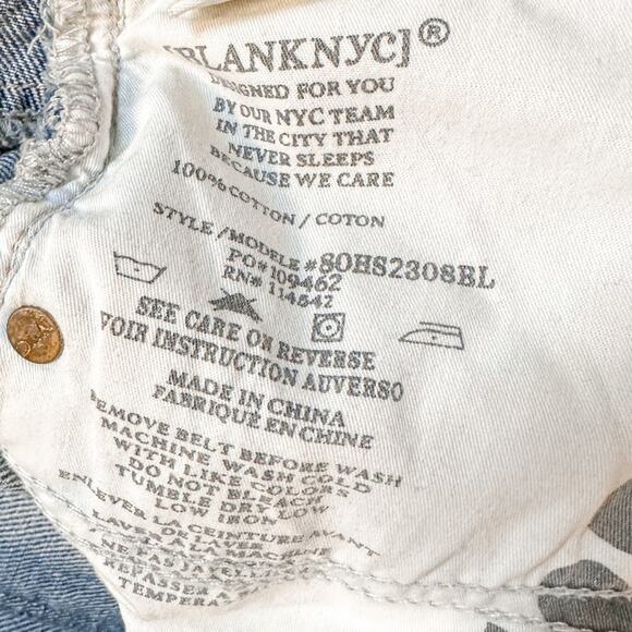 Blank NYC The Howard Light Wash Loose Fit Mid Rise Cropped Jeans, EUC, Size 29 - Picture 12 of 12